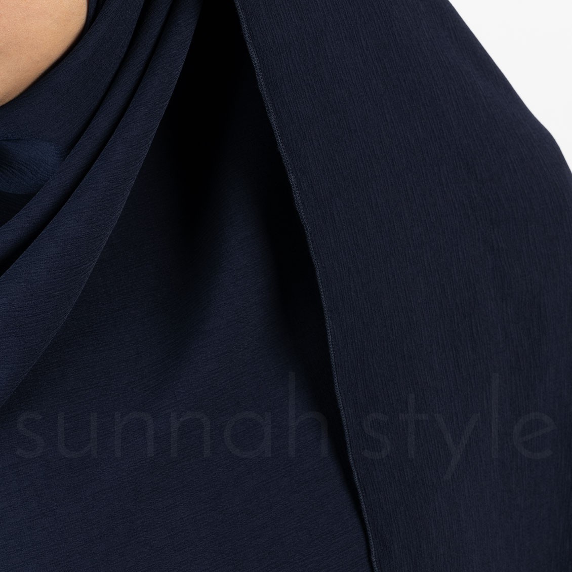 Sunnah Style Brushed Shayla XL Navy Blue
